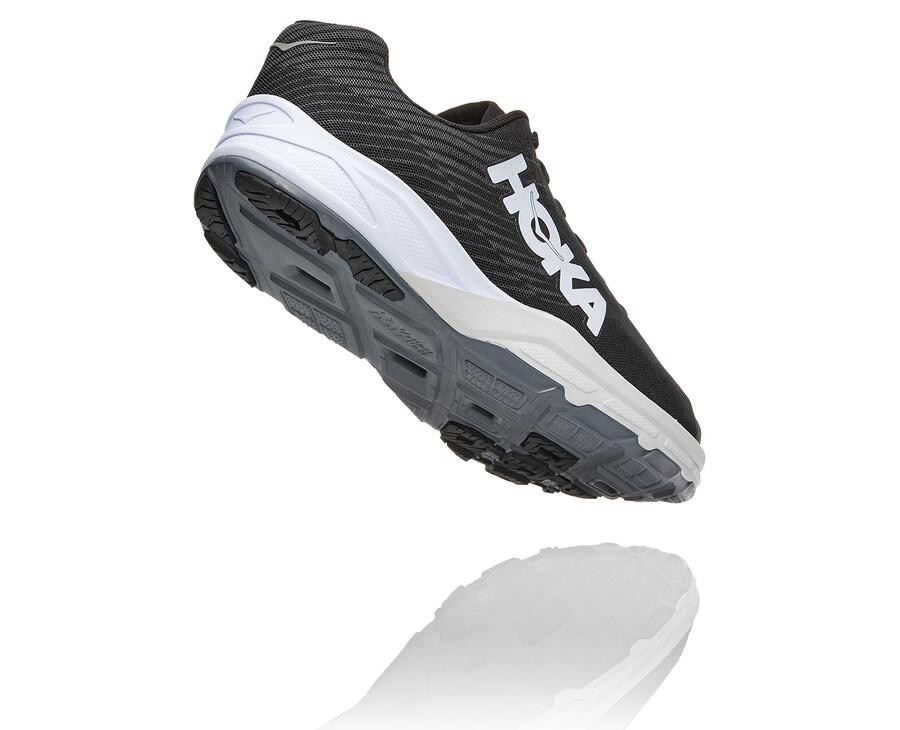 Chaussure Running Hoka One One Evo Carbon Rocket Homme - Noir/Blanche - JUZ-013587